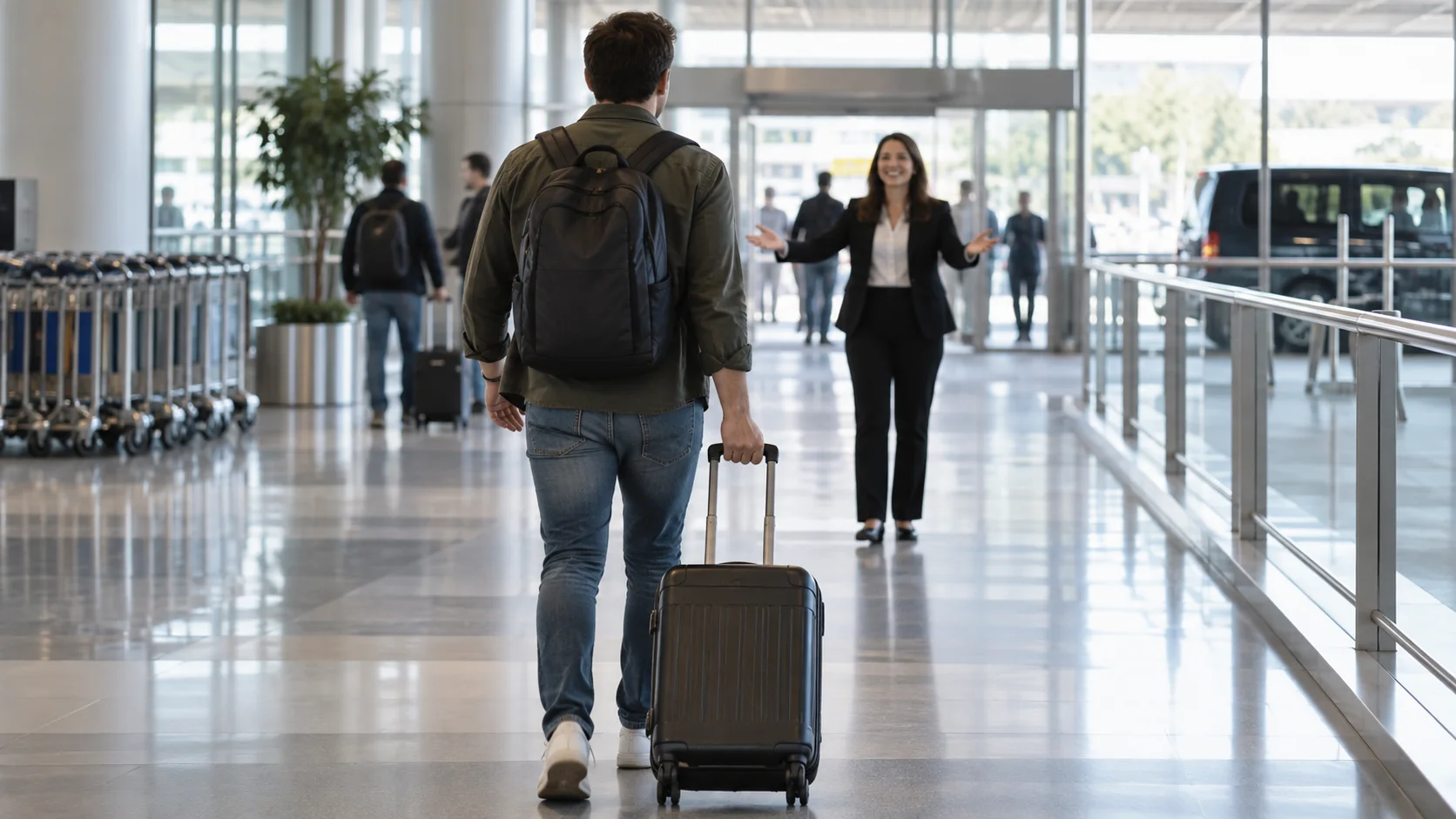 Airport to hotel, office, and guest journeys